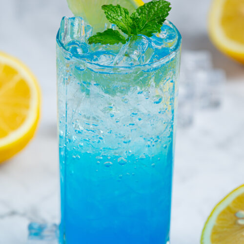 Blue lagoon cocktail afbeelding